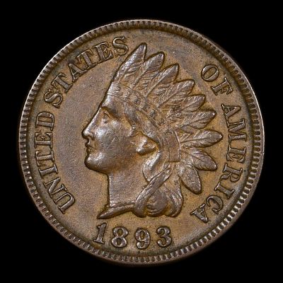 1893 Indian Head Cent Penny