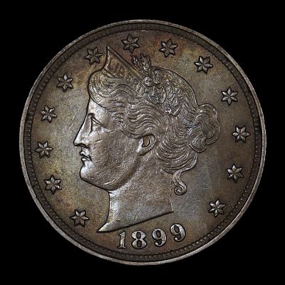 1899 Liberty V-Nickel WOW TONED PROOF?. The Lampasas Collection features over a complete date 
