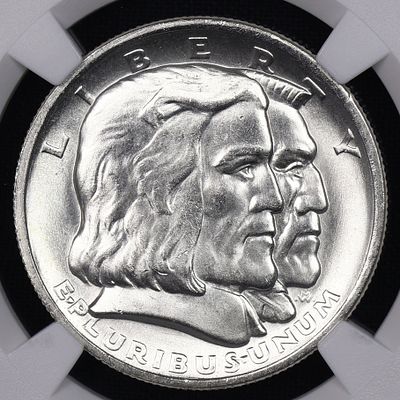 1936 Long Island Silver Commem Half 50c NGC MS-64