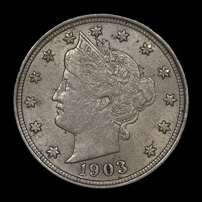 1903 Liberty V Nickel XF/AU