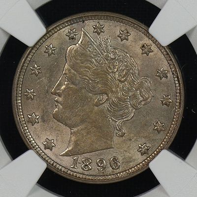 1896 Liberty V-Nickel NGC MS-60