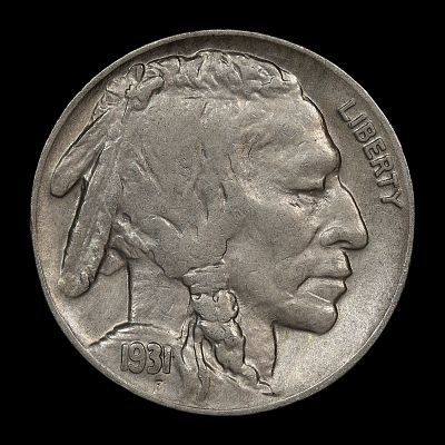 1931 S Buffalo Nickel AU Better Date