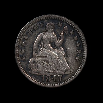 1847 Seated Liberty Half Dime XF Nice!