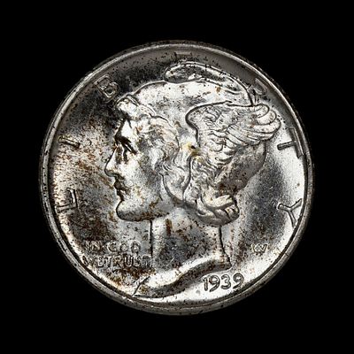 1939 D Mercury Dime FB GEM