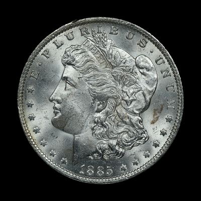 1885 O Morgan Silver Dollar BU. (GECQ) 1885 O Morgan Silver Dollar BU