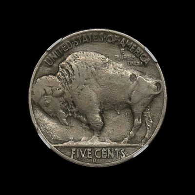 1937 D 3 Legs Buffalo Nickel NGC VF 25 BIG VARIETY. (OKMX) By far the most popular variety in 