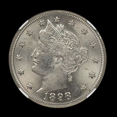 1898 Liberty V Nickel NGC MS 61 BOOMING LUSTER. (CKSE) 1898 Liberty V Nickel NGC MS 61 BOOMING LUSTER