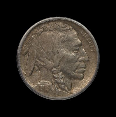 1913 D Type 1 Buffalo Nickel ICG AU 55. (WUOA) 1913 D Type 1 Buffalo Nickel ICG AU 55