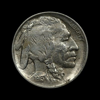 1913 Type 1 Buffalo Nickel UNC Details. (LXLW) Amazing strike very lustrous with a bit unusual 