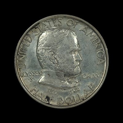 1922 Grant Commemorative Silver Half. (QERO) 1922 Grant Commemorative Silver Half