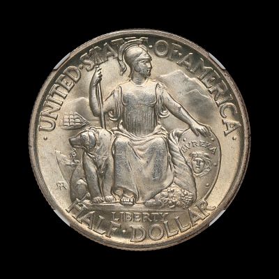 1936 D Commemorative Half San Diego NGC MS-64. (JHWZ)