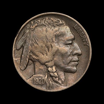 1920 D Buffalo Nickel VF+ BETTER DATE. (BBQU)