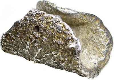 Платежный слиток "закамского серебра" XI-XII вв. Серебро. 35,1г. Размер 19х20 мм. Высота: 33 