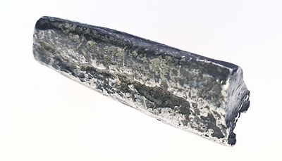 Платежный слиток. Полтина Новгородского типа XIV в. Серебро. 96,04г. Длина: 60 мм; ширина 15 