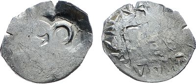 Великое Княжество Рязанское. Великий князь Иван Фёдорович. Денга 1425-1456 гг. Серебро. 0,69г. 