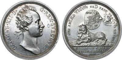 Коллекция. Швеция. Королевство. Король Карл XII. Медаль 1718 года. В память кончины Карла XII 