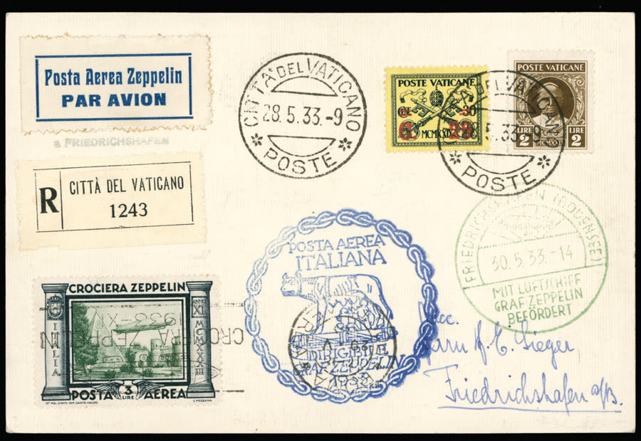 Lot 232: Worldwide Aerophilately - Vatican City
