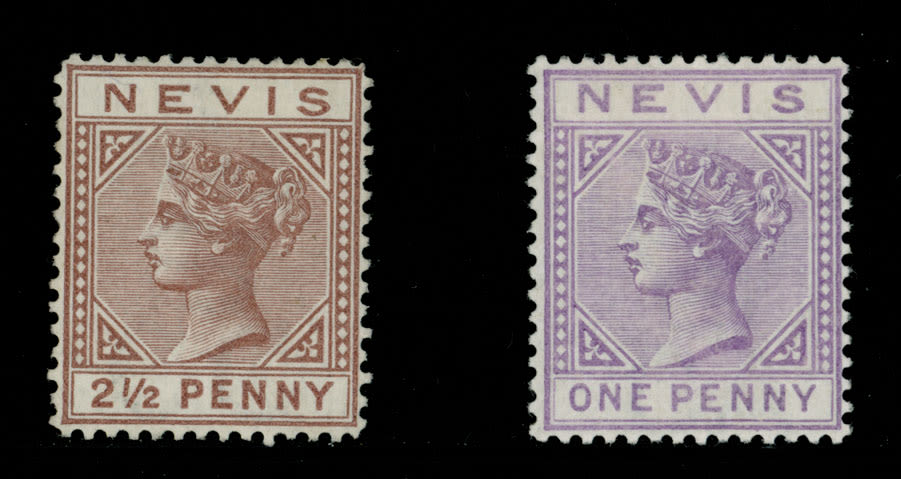 Lot 555: British Commonwealth  - Nevis