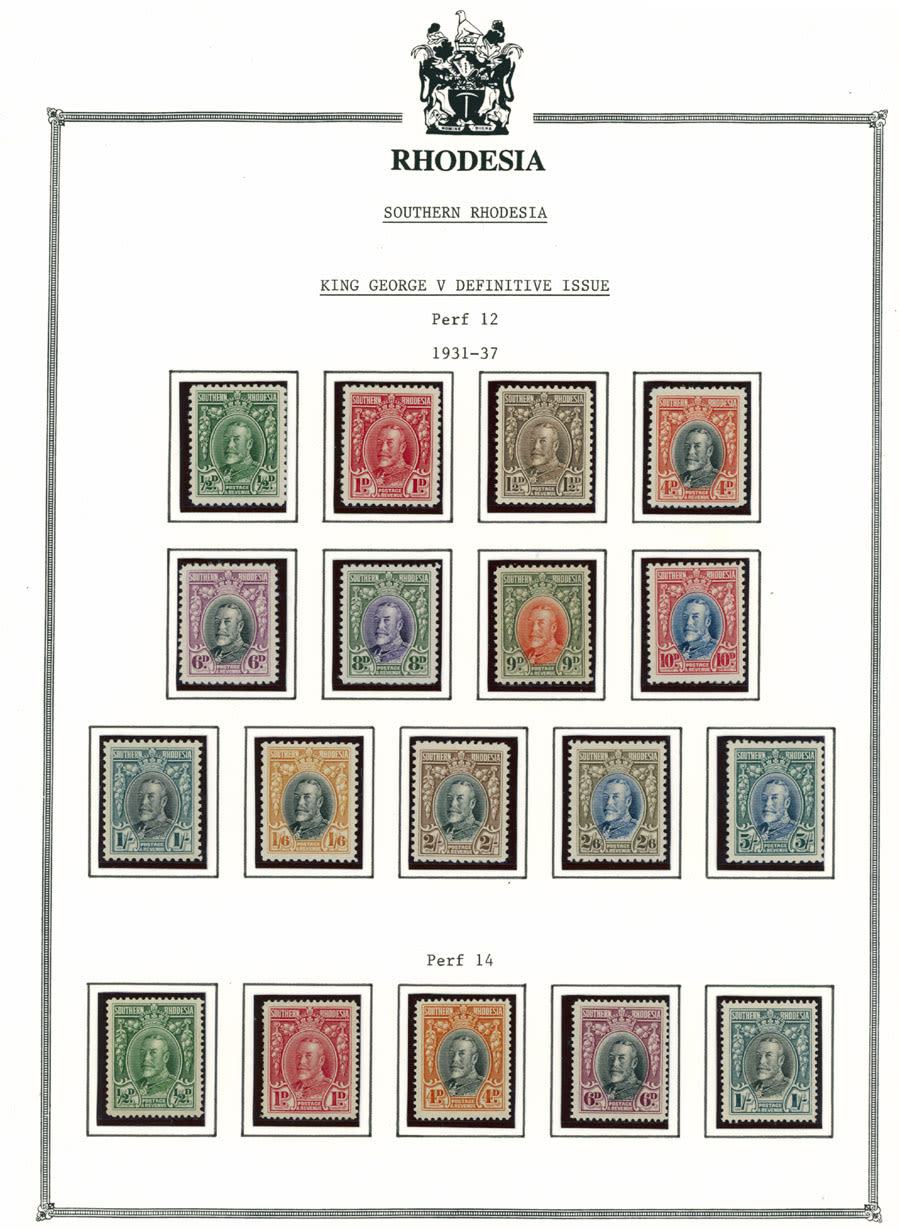 Lot 580: British Commonwealth  - Southern Rhodesia