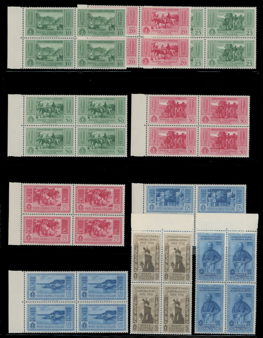 Lot 709: Italian Colonies - General issues