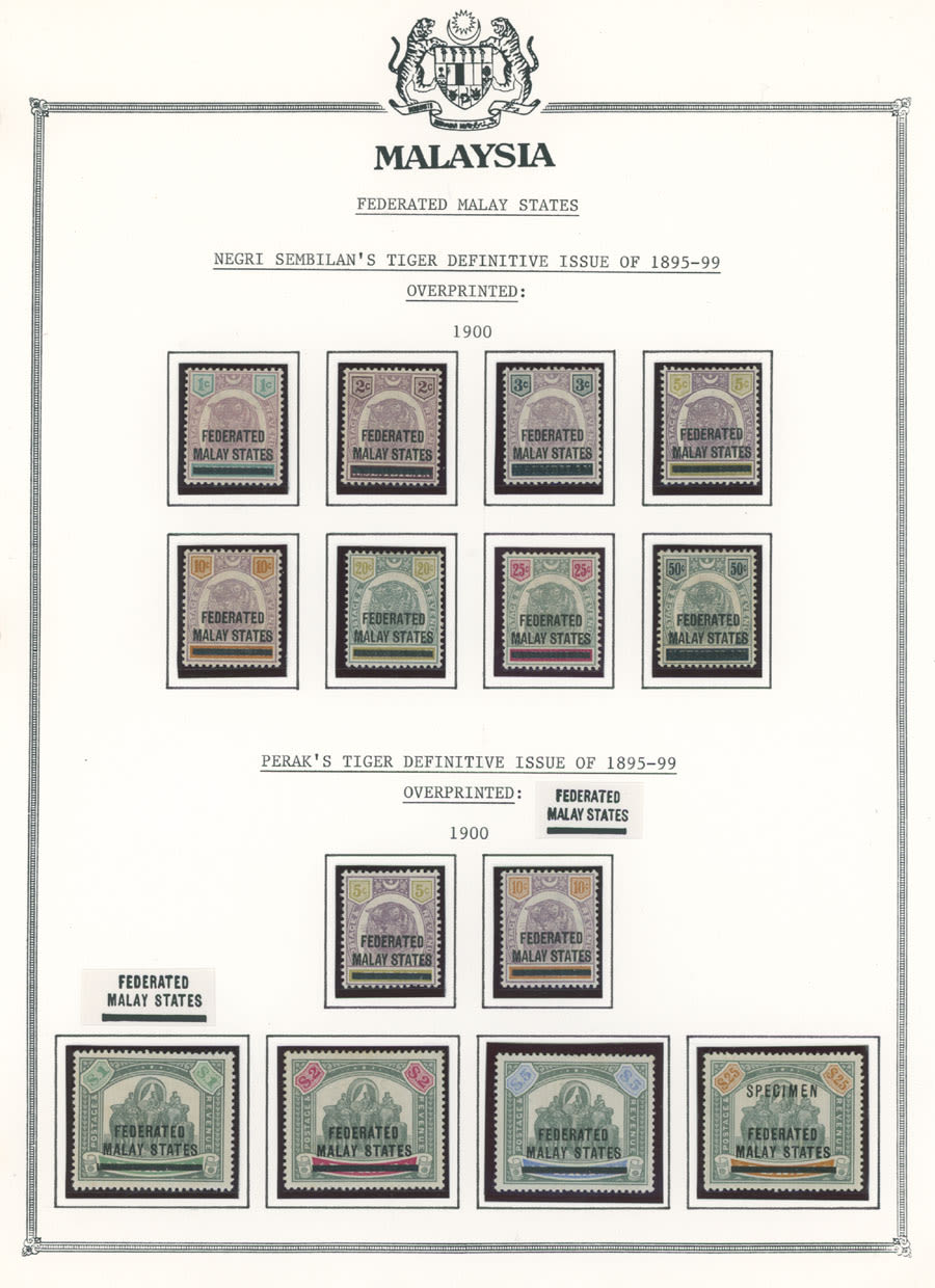 Lot 278: British Commonwealth - Federated Malay States