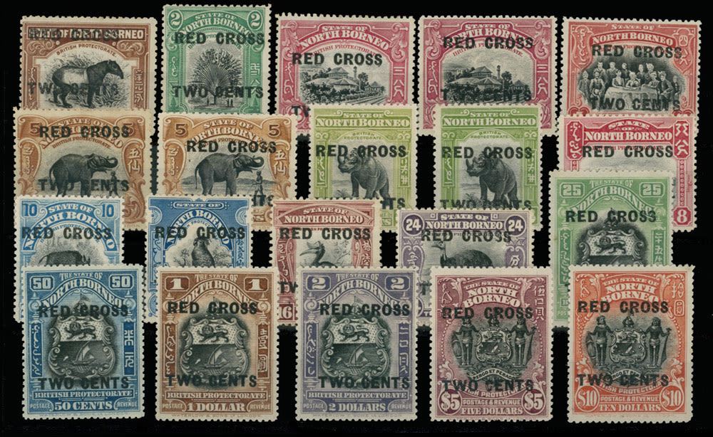 Lot 395: British Commonwealth - North Borneo - Semi - Postal issues