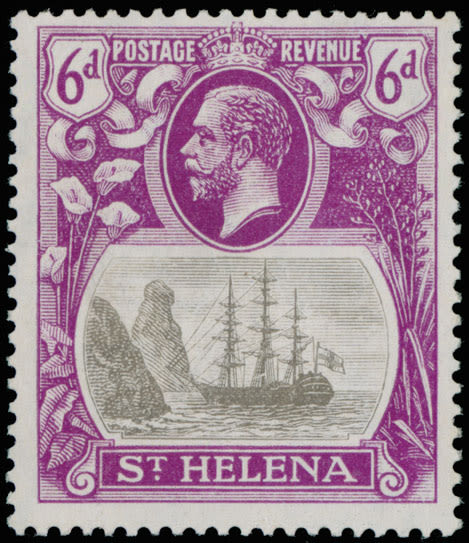 Lot 409: British Commonwealth - Saint Helena  - Plate Varieties of King George V and Seal of the Colony issue