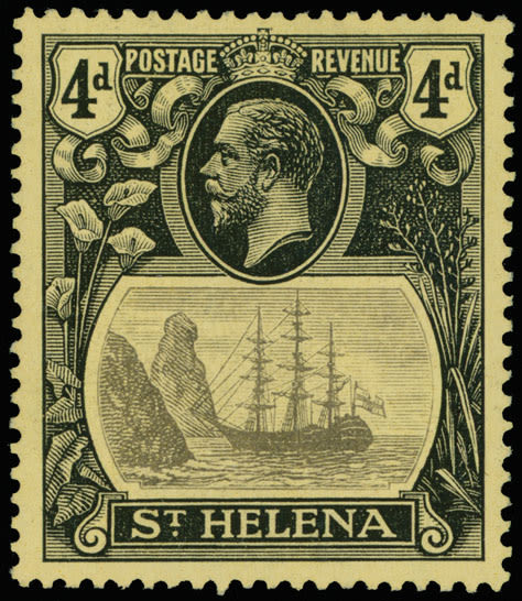 Lot 414: British Commonwealth - Saint Helena  - Plate Varieties of King George V and Seal of the Colony issue