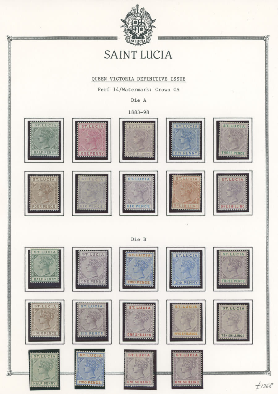 Lot 425: British Commonwealth - Saint Lucia - Collections