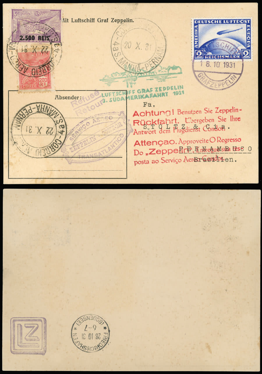 Lot 645: Germany  - Zeppelin Flights