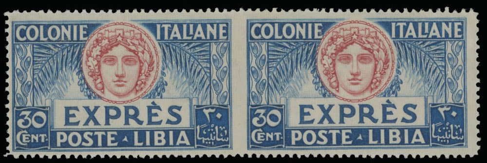 Lot 786: Italian Colonies - Libya  - Special Delivery stamps