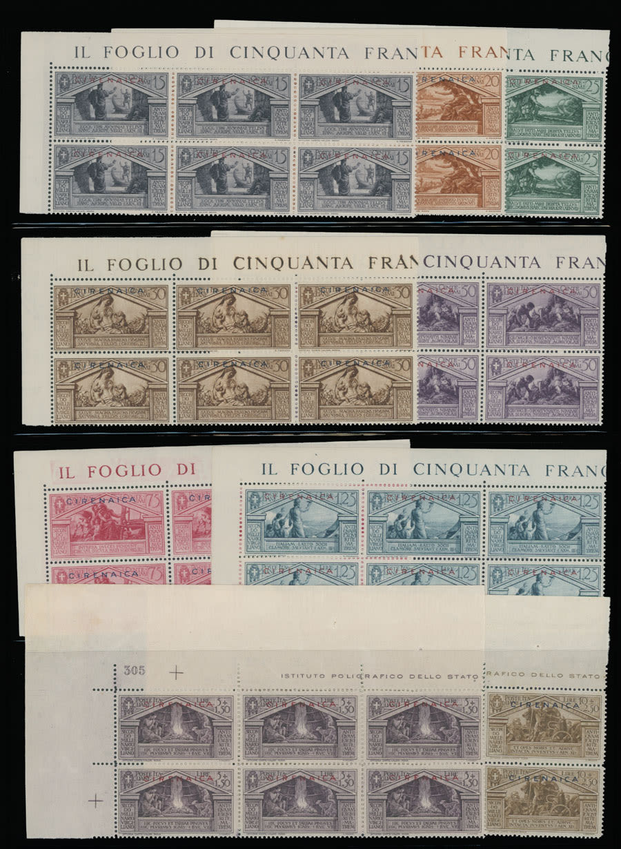 Lot 803: Italian Colonies - Common Design Types