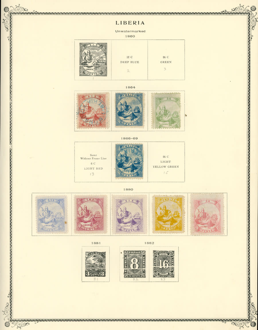 Lot 869: Liberia  - Collections