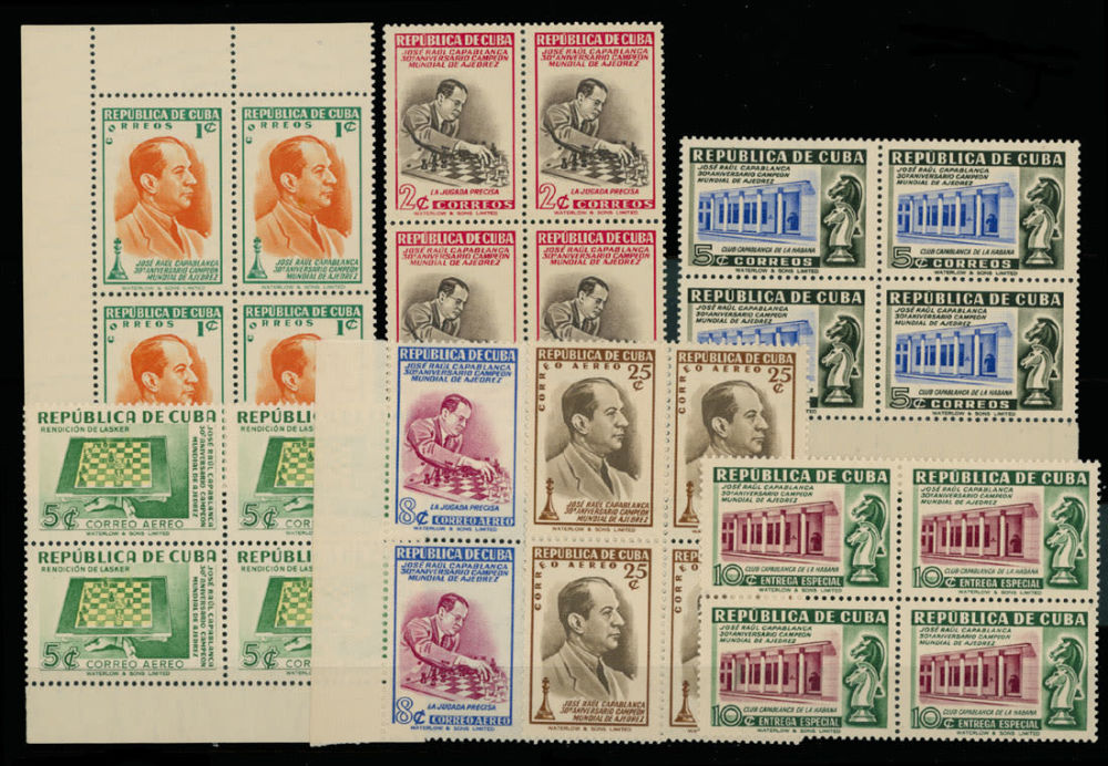 Lot 1563: Worldwide Topical issues - Chess - Cuba