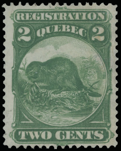 Lot 483: British North America - Quebec - Registration stamps