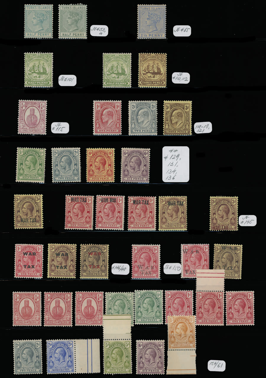 Lot 562: British Commonwealth - Turks and Caicos Islands