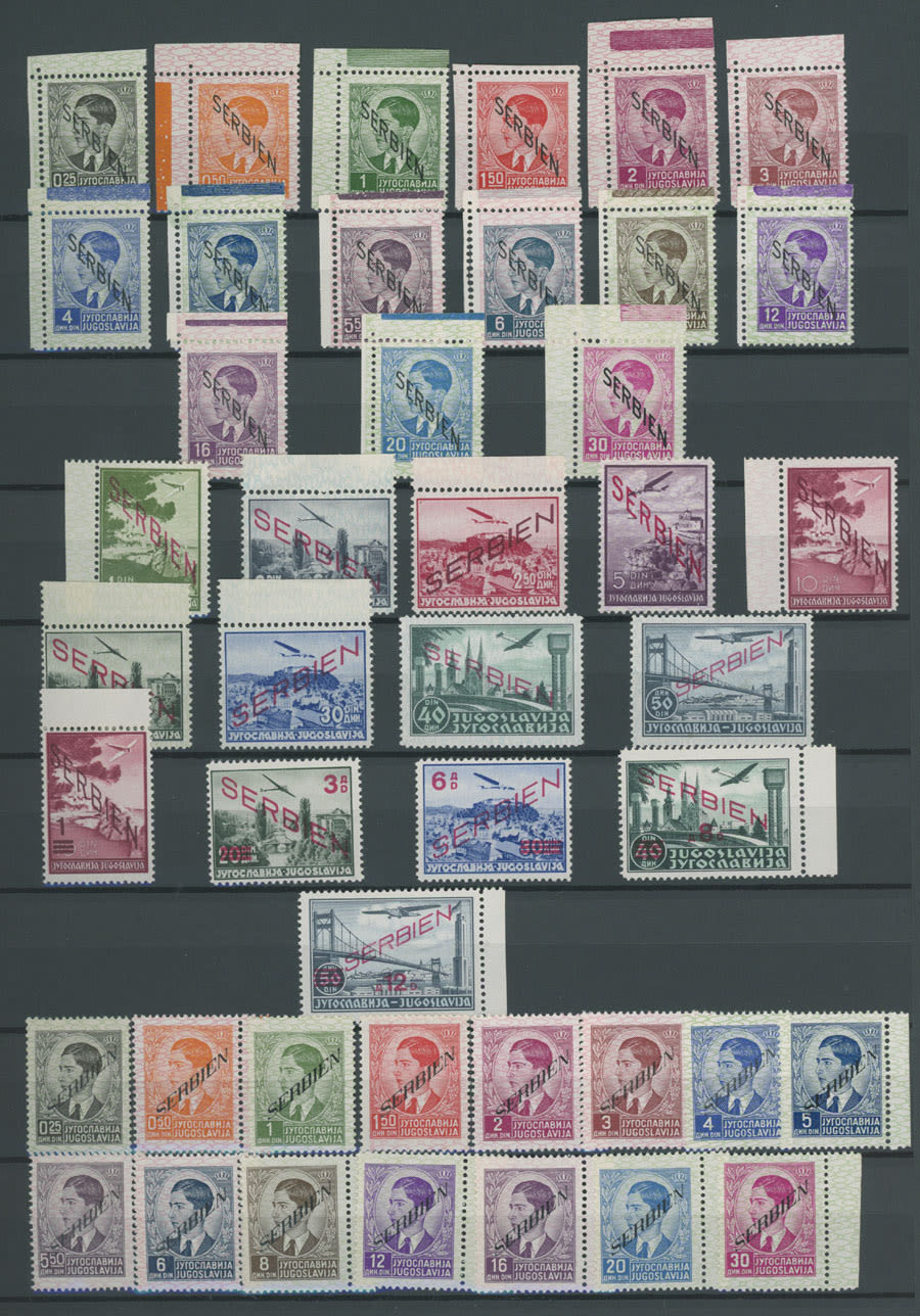 Lot 661: German Occupation of the World War II - Serbia