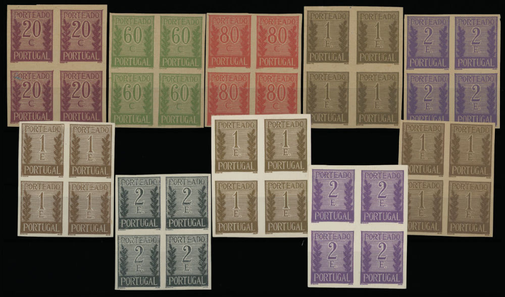 Lot 838: Portugal  - Postage Due stamps