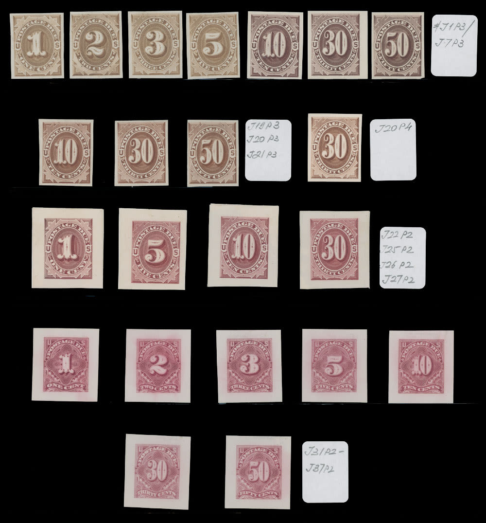 Lot 283: United States  - Postage Due stamps