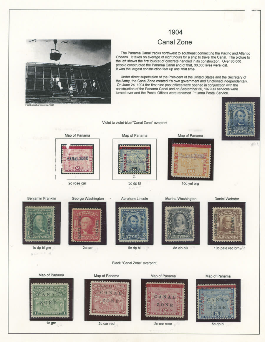 Lot 286: United States  - Canal Zone