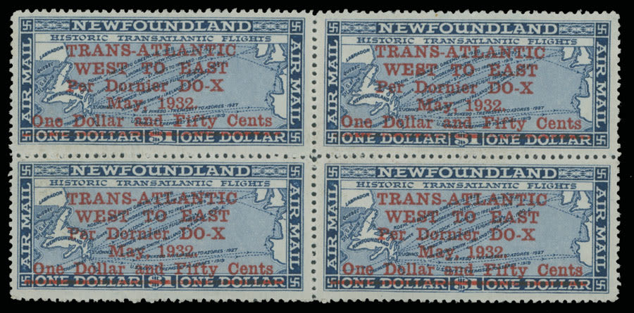 Lot 380: British Commonwealth  - BNA - Newfoundland - Air Post stamps and covers