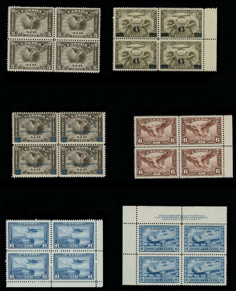 Lot 486: British Commonwealth  - Canada - Air Post stamps and covers