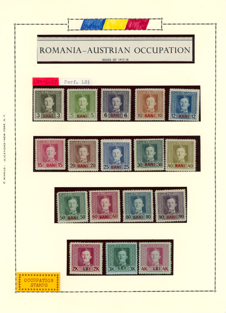 Lot 696: Austria  - Occupation of Romania