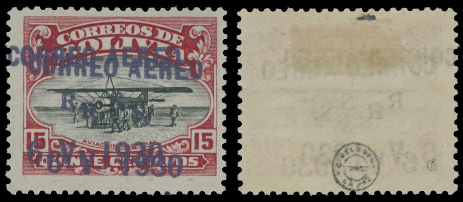 Lot 711: Bolivia  - Air Post stamps