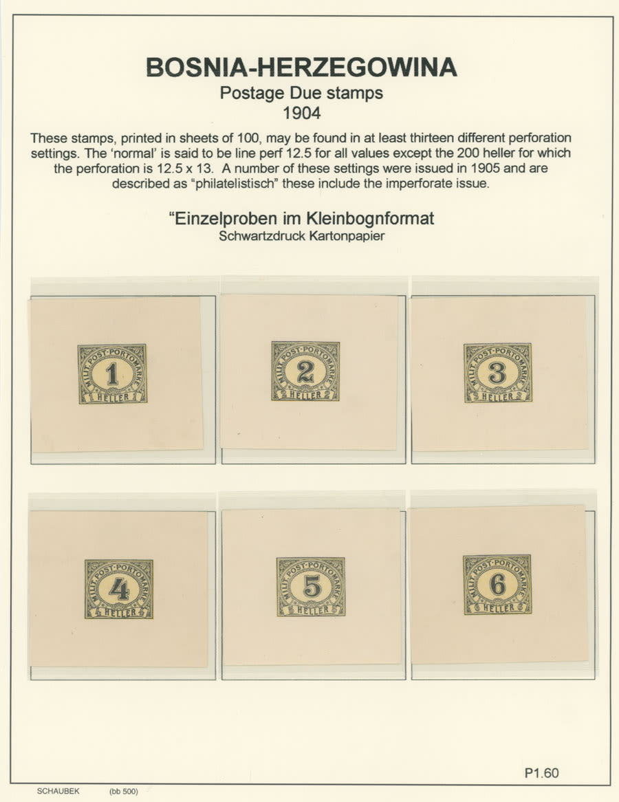 Lot 715: Bosnia and Herzegovina