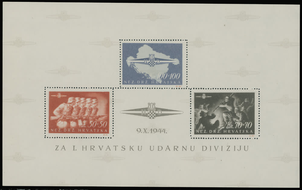 Lot 770: Croatia  - Semi - Postal issues