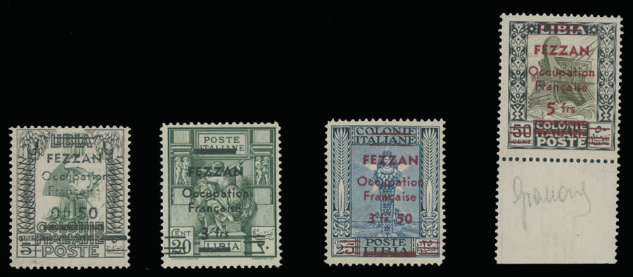 Lot 795: France - Occupation of Fezzan (Libya)