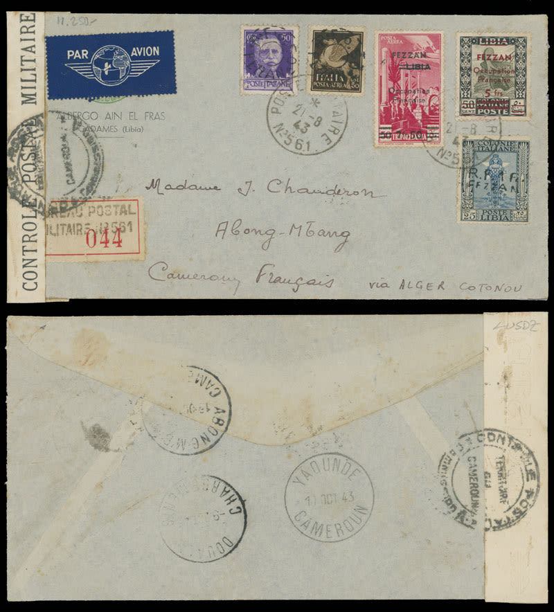 Lot 798: France - Occupation of Fezzan (Libya)