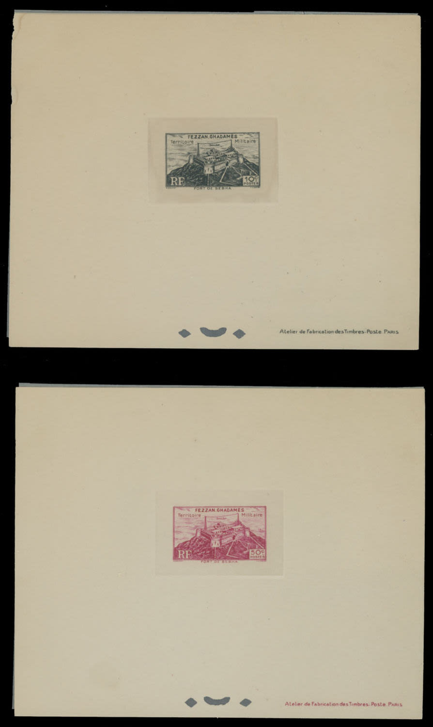 Lot 800: France - Fezzan-Ghadames