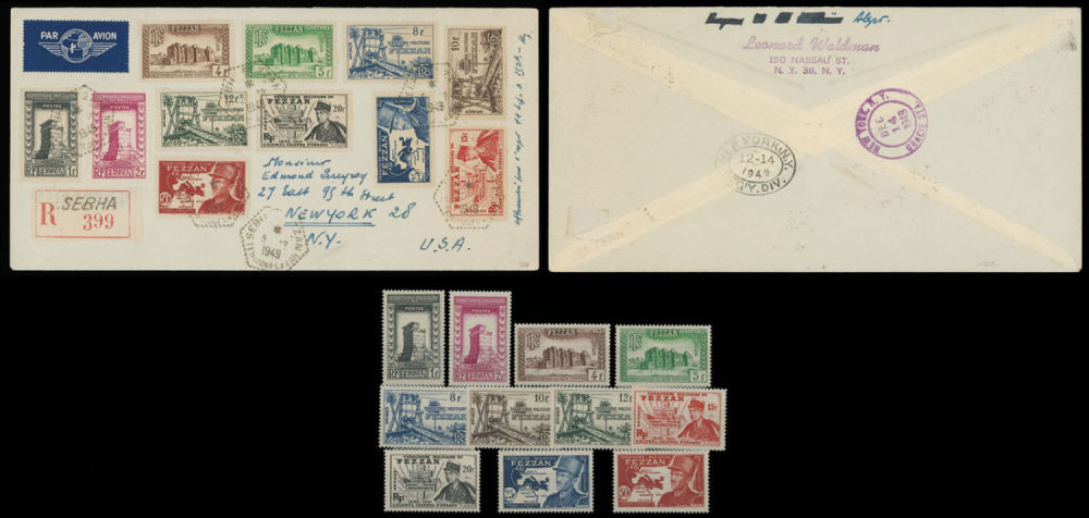 Lot 805: France - Fezzan